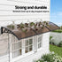 Window Door Awning 0.8mx3m Brown
