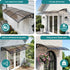 Window Door Awning 0.8mx3m Brown