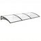 Window Door Awning 0.8mx3m Transparent