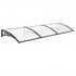 Window Door Awning 0.8mx3m Transparent
