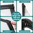 Window Door Awning 0.8mx3m Transparent