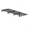 Instahut Window Door Awning Canopy 1m x 3m Grey Solid Sheet Metal Frame
