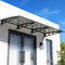 Window Door Awning 1×3m – Grey Solid Polycarbonate Canopy with Metal Frame