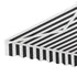 Instahut Retractable Folding Arm Awning Manual Sunshade 3Mx2.5M Grey White