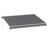 Folding Arm Awning – 3.5×3m Retractable Shade, UV‑Resistant, Grey