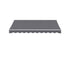 Folding Arm Awning – 3.5×3m Retractable Shade, UV‑Resistant, Grey