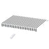 Motorised Folding Arm Awning 4.5×3m – Retractable Sunshade Grey White