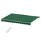 Motorised Folding Arm Awning 5×3m – Retractable Sunshade Dark Green