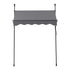 Instahut Window Fixed Pivot Arm Awning Outdoor Door Canopy 2X1.8M Grey