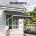 Instahut Pivot Arm Awning Motor Replacement Kit with Remote, 230V 155W Tubular