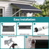 Instahut Pivot Arm Awning Motor Replacement Kit with Remote, 230V 155W Tubular