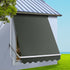 Instahut Motorised Pivot Arm Awning Window Sun Shade 1.5 X 2.1M Grey