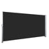 1.4X3M Side Awning Retractable Privacy Screen Outdoor Sun Shade Black