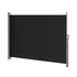 Side Awning Sun Shade Outdoor Retractable Privacy Screen 1.8X3M Black