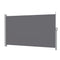 Instahut 1.8X4M Side Awning Retractable Privacy Screen Outdoor Sun Shade Grey