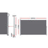 Instahut 1.8X4M Side Awning Retractable Privacy Screen Outdoor Sun Shade Grey