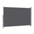 Instahut 2X3.5M Side Awning Retractable Privacy Screen Outdoor Sun Shade Grey