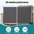 Instahut 2X3.5M Side Awning Retractable Privacy Screen Outdoor Sun Shade Grey