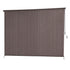 Instahut 3X2.5M Outdoor Blinds Awning Roll Down Retractable Knit Fabric Outdoor Blinds Window Shade Brown