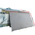 12ft Caravan Awning Fabric & Privacy Screen RV Roll Out Sun Shade 3.4M