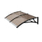 Livsip Window & Door Awning Canopy, 2m x 1m, Aluminium Frame Sun Shield