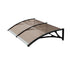 Livsip Window & Door Awning Canopy, 2m x 1m, Aluminium Frame Sun Shield