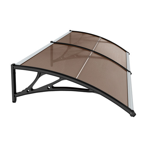 Window & Door Awning Canopy, 3m x 1m, Aluminium Frame Sun Shield