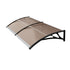 Livsip Window & Door Awning Canopy, 3m x 1.17m, Weatherproof, Brown Finish