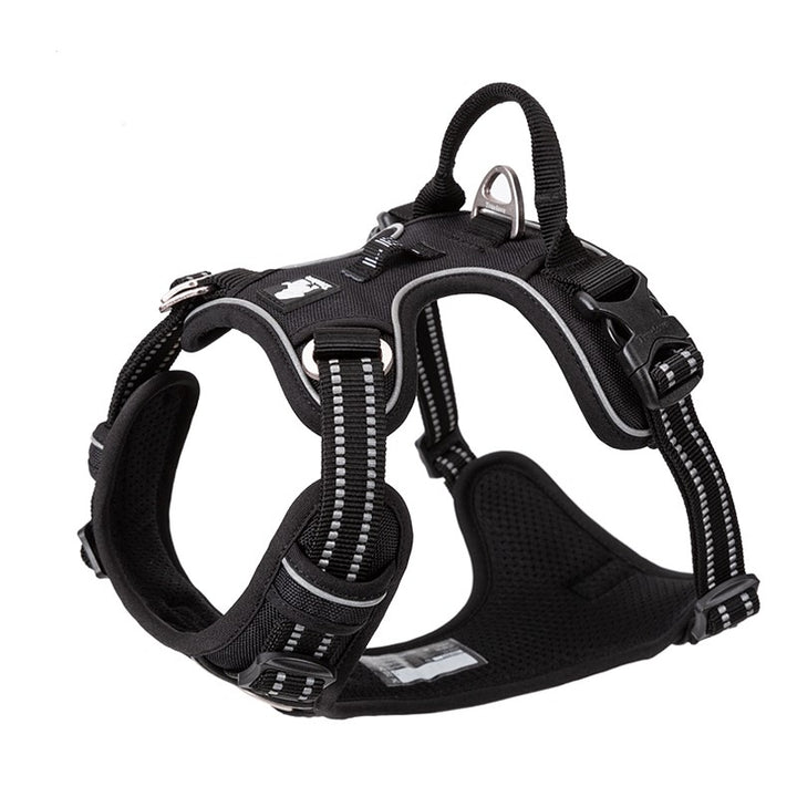 True Love No Pull Explosion Proof Dog Harness - Black, M-1831155631894171650
