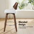 Wooden Bar Stools Swivel Kitchen Counter Stool Chair 60cm Seat Height