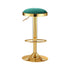 4x Artiss Bar Stools Kitchen Dining Chairs Velvet Padded Stool Green