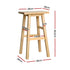 Artiss 4x Bar Stools Kitchen Chairs Wooden Nature