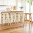 Artiss 4x Bar Stools Kitchen Chairs Wooden Nature