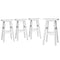 Artiss 4x Bar Stools Kitchen Chairs Wooden White