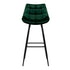 Artiss 2x Bar Stools Velvet Chairs Green