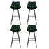 Artiss 4x Bar Stools Velvet Chairs Green
