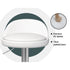 2x Bar Stools PU Leather Gas Lift White