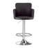 Artiss 2x Leather Bar Stools Swivel Adjustable Gas Lift PU Counter Chairs Brown