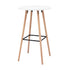 Bar Table Round Counter Kitchen Dining Desk Pub 98cm Height Wood White