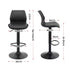 Artiss 4x Bar Stools Counter Chair Gas Lift Kitchen Extra Higher Back PP Black