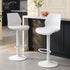 Artiss 2x Bar Stools Counter Chair Gas Lift Kitchen Extra Higher Back PP White