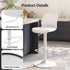 Artiss 2x Bar Stools Counter Chair Gas Lift Kitchen Extra Higher Back PP White