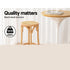 Artiss Bar Stool Rattan Seat Wooden