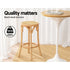 Artiss Bar Stools Set of 3 Kitchen Wooden Bar Stool Dining Chair 65cm