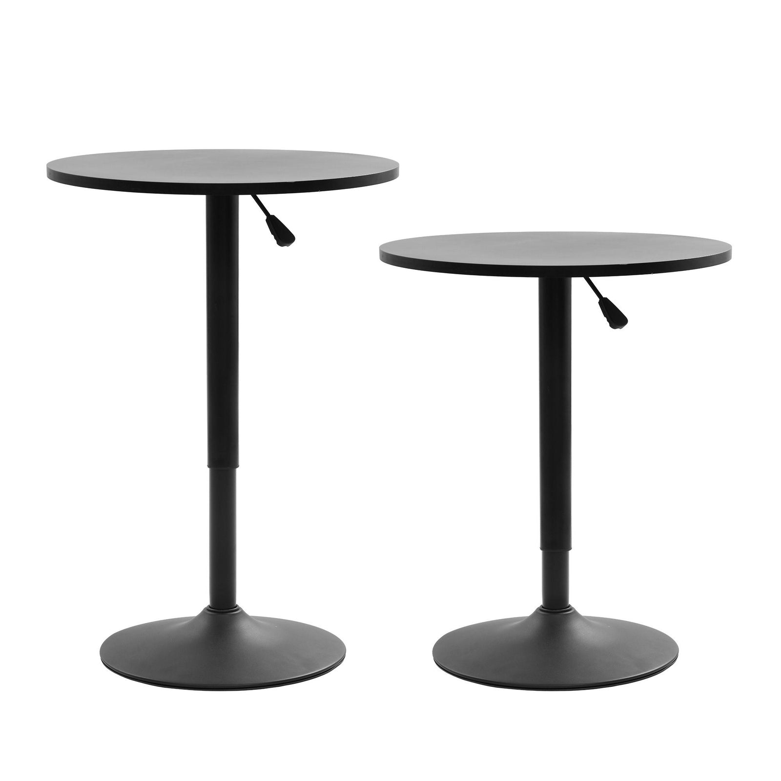 Bar Table & Stool Set – Height Adjustable, 360° Swivel, Stackable Stools