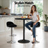 Artiss Bar Table and Stools Set Dining Desk Kitchen Chairs Cafe Pub