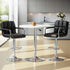 Bar Table and Stools Set Dining Desk Kitchen Chairs Cafe Pub
