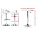 Artiss Bar Table and Stools Set Dining Desk Kitchen Chairs Cafe Pub