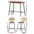 Artiss Bar Table Stools Set Dining Desk Industrial Kitchen Chairs Cafe Pub