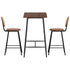 Artiss Bar Table Stools Set Dining Desk Industrial Kitchen Chairs Cafe Pub